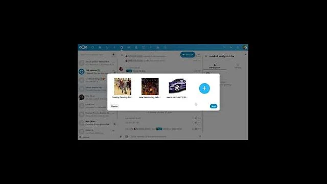 Easily upload files in Talk