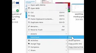 Directly edit a document from your desktop with Nextcloud Desktop Client 3.0