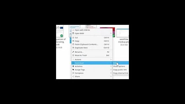 Directly edit a document from your desktop with Nextcloud Desktop Client 3.0